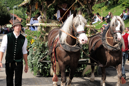 Festival procession Roßfest St. Märgen
